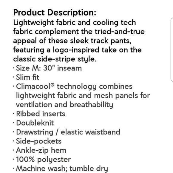 Adidas women track pants - Picture 7 of 7